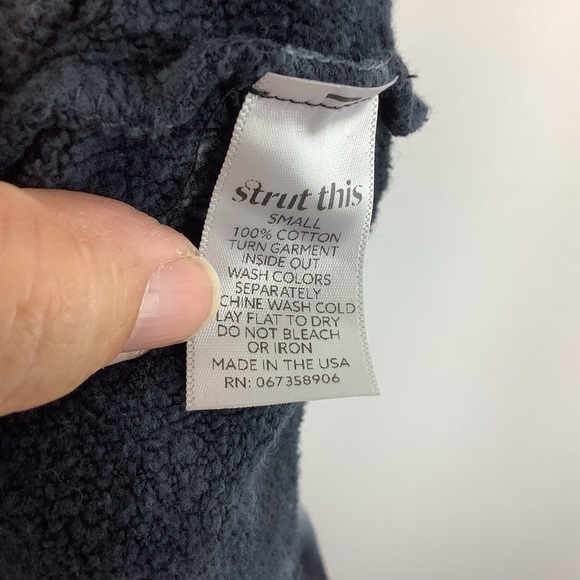 Strut This Tie Dye Cropped Sweatshirt - Picture 3 of 3